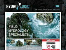 Tablet Screenshot of hydrologic.co.nz